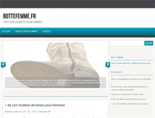 Tablet Screenshot of bottefemme.fr